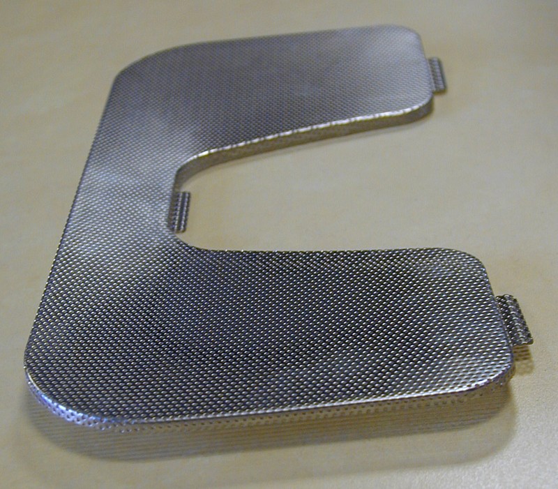 Perforated dishwasher sieve produced by RMIG